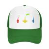 Pikmin Characters Cap Fashion Casual Mesh Baseball Caps Adjustable Hat Hip Hop Summer Unisex Baseball Hats Polychromatic