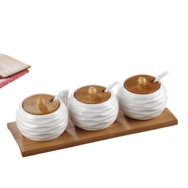 Qianxing Ceramic Condiment Jar Sets