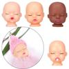Accessories Handmade Material Sleeping Baby Head Mini Doll Heads With Nipple Feeder Red Pink Lips