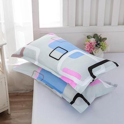 Copricuscino per letto in cotone spazzolato Lux con stampa reattiva