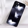 Yiduo Lotus is suitable 17 phone case, cat blue butterfly new anti-drop case for Apple 15/14 Pro Max