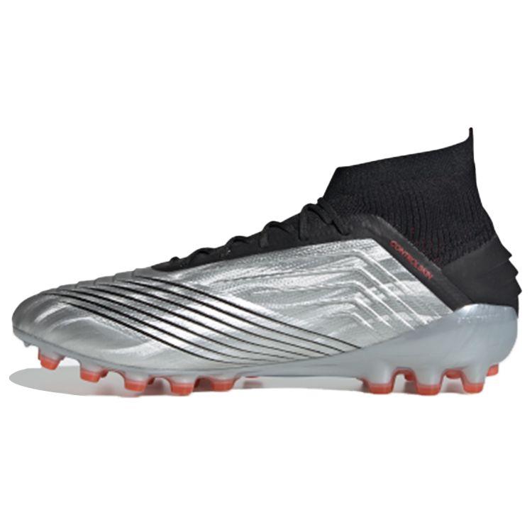 

Adidas Predator 19.1 Круглый носок Удобные Универсальные AG (Резиновые короткие шипы) Нескользящие Дышащие Футбольные Бутсы Мужские Футбольные Бутсы Серебристо-Черные EF8981 44