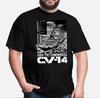 Naval USS Ticonderoga CV14 Aircraft Carrier TShirt 100 Cotton ONeck Short Sleeve Summer Casual Unisexs Tshirt Streetwear