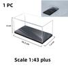 Scale 1/64 1/43 1/32 1/24 1/18 Clear Acrylic Display Box Case for Car Model Dust Cover Pre Made Box Diecast Professional Storage