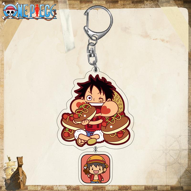 One Piece Luffy Acrylic Keychain - Chopper, Zoro, Anime/Manga, 2D Acrylic Keychain/Cartoon Keychain Gift