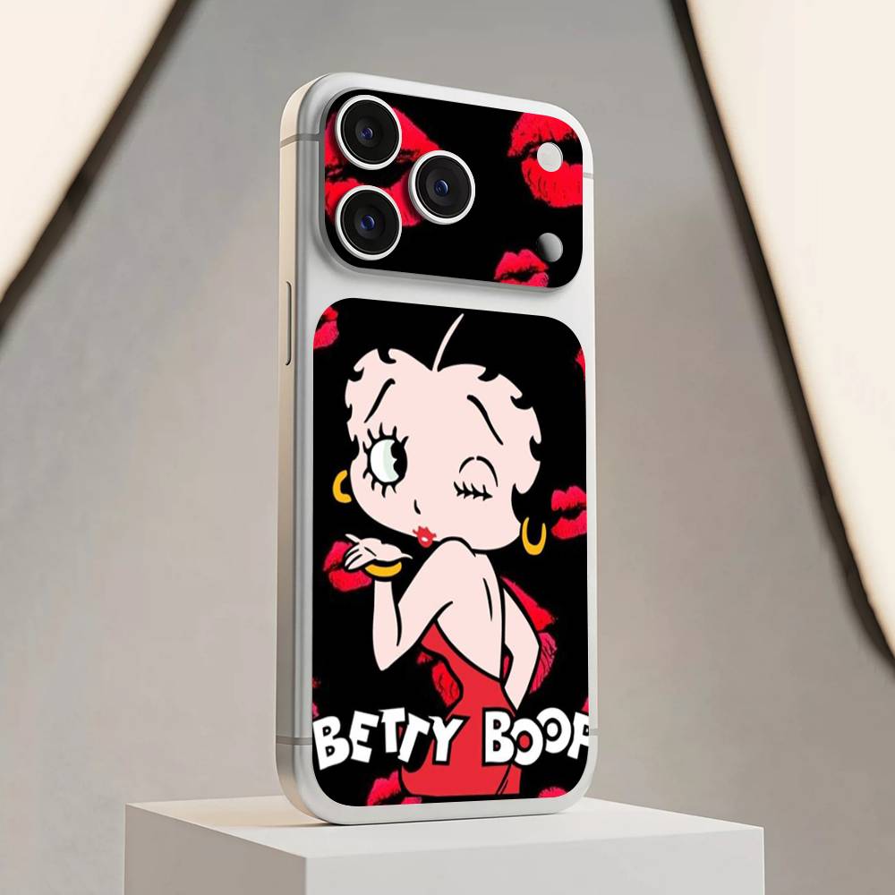 

B-Betty-Cute-B-Boop Anime For Apple iPhone 17 pro 17 pro max Back Cover Decal Wrap Skin Colorful Rear Protective Sticker Film iPhone 17 Pro