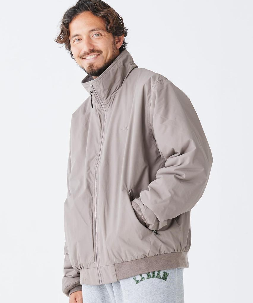 LL Bean US Fit Size Navy 0UF4322004 Men's Warm-Up Jacket, Regular, M, Blue,