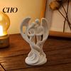 Spiritual Protection Gift Angel Mother And Child Ornaments 3D Printed Smooth Lines Companionship Statue Compact Decorative Figurine Symbolizing
