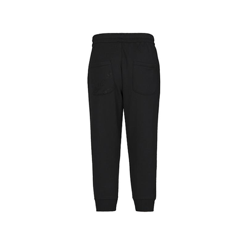 Adidas Originals PP 3/4 Pants With Brand Logo Embroidery Breathable Comfortable Cuffed Knitted Casual Pants Men Pants Black CW5176