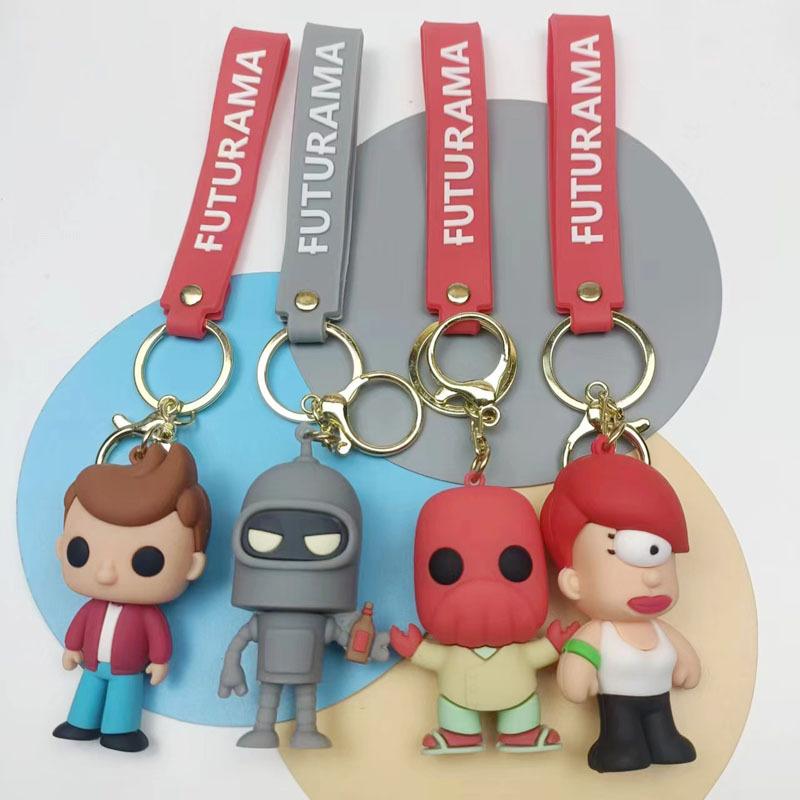 New Creative Cute movie figure Keychains for Car Key Anime Accessories Key Chain Keyring Doll Keyring Charm Holiday Gift Jewelry