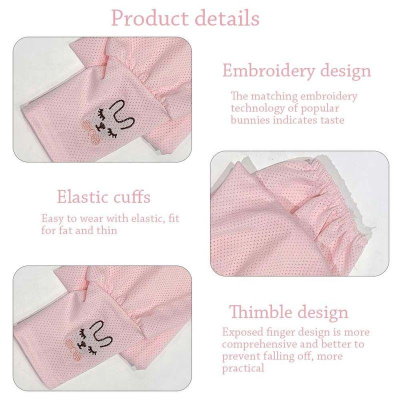 Outdoor Cute Rabbit Anti-UV Elbow Cover Sun Protection Arm Sleeves Arm Covers