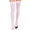 Roze Dames Over-de-Knie Kousen met Strikjes - Halloween Cosplay Kostuum Accessoires