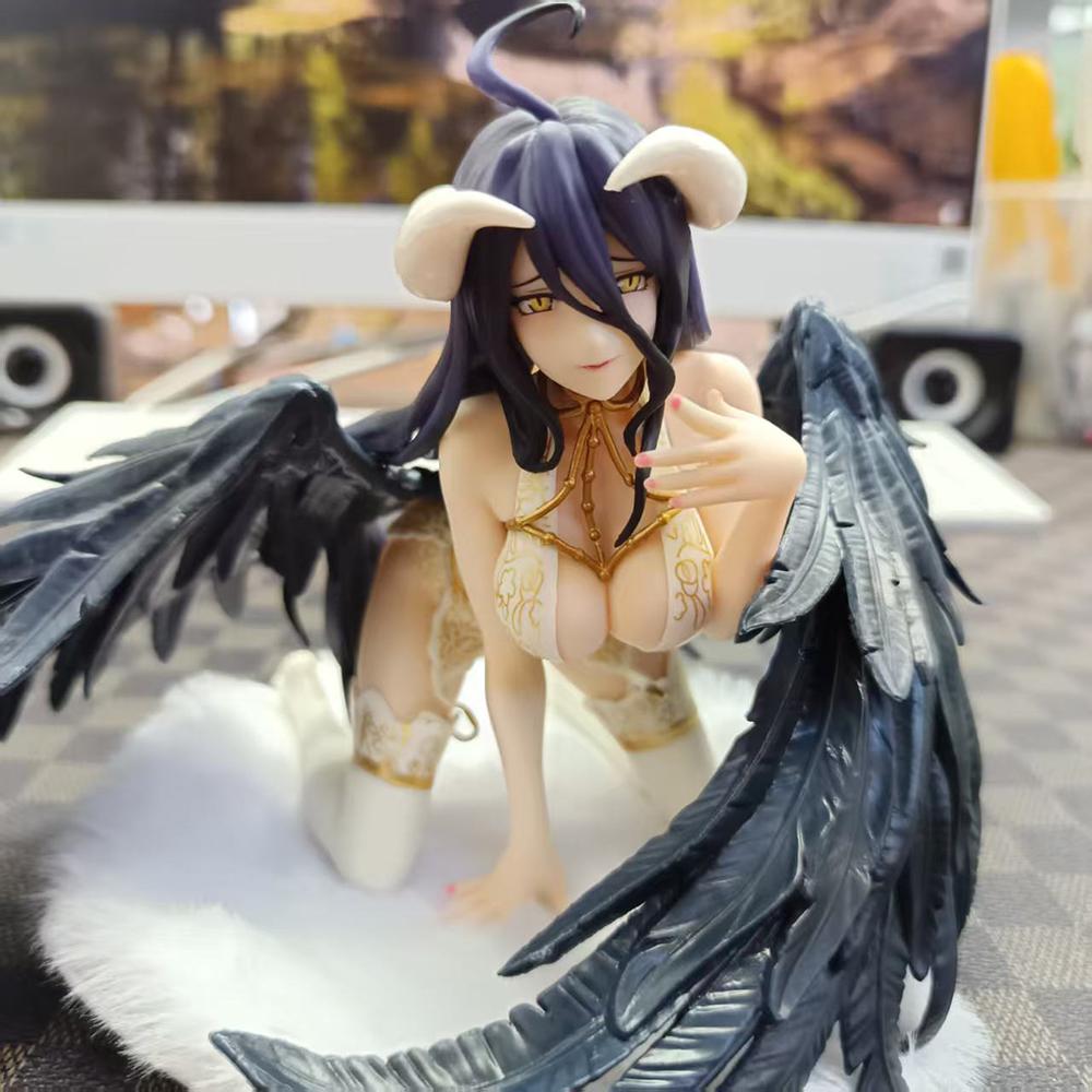 Anime Overlord Albedo Pajamas Sexy Figure 1/7 Model Car Ornament Toys Collection Boys Festival Gifts