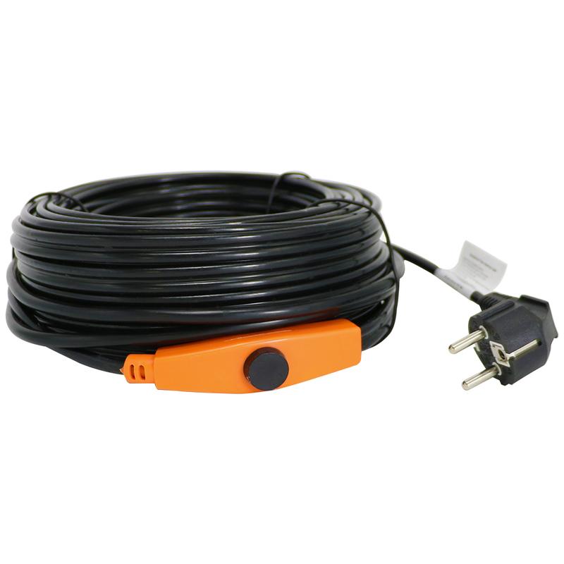 

MINCO HEAT 1~49m 16w/m Pipe Anti-Freeze Protection Self-regulating Heating Cable with Mini Temperature Controller Warm Wire 1m (16W)