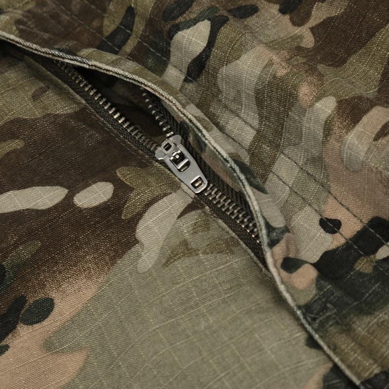 Mens Camo Cargo Pants Loose Straight Leg Casual Outdoor Work
