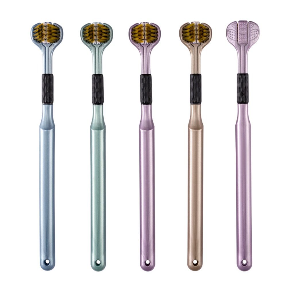 6PCS Inter-Dental Three Sided Toothbrush Soft Bristle U-shaped Tooth Cleaning  Household