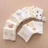 Super Soft Pure Cotton Baby Drool Bibs, Washcloths, and Newborn Gauze Towels