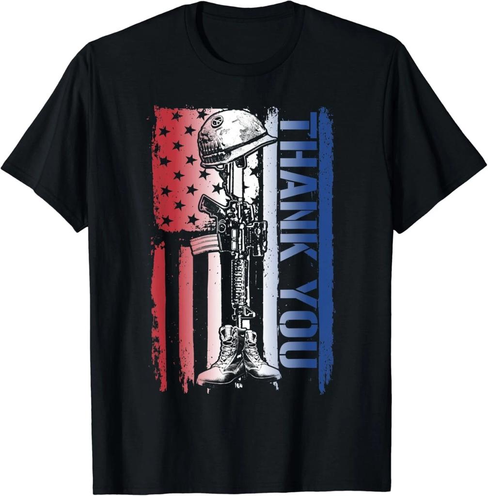Thank You Veteran's Day American Flag Military Appreciation Gift Unisex T-Shirt