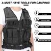 TOMSHOO Tactical Vest Multi-Pockets Breathable Combat Vest Outdoor Military Airsoft Army Vest for   Hunting Camping Hiking