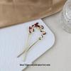 Elegant Pearl U-shaped Hairpin for Women - New Chinese Style Updo Accessory 2025