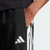 Adidas FW24 Lässige Minimalistische Gestreifte Sporthose Unisex Unterteile Schwarz KA8350