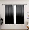 2pcs Gothic Black Forest Curtains Gloomy Dark Forest Foggy Mysterious Black Tree Forest Blackout Rod Pocket Window Treatments