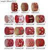 Gift Wrapping Ribbon Wired Edge Ribbon for Wreaths Bows Christmas Decor DIY