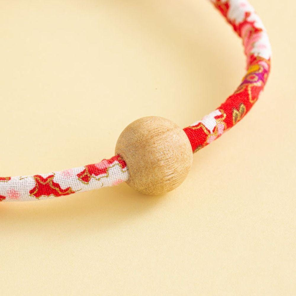 Natural Insect Repellent Camphor Wood Flea & Tick Collar Insect Prevention Adjustable Cat Wear Resistant Reusable Pet Supplies