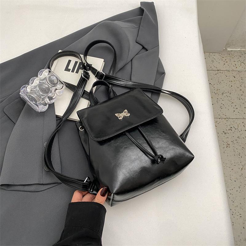 

Корейская версия рюкзака для активного отдыха, модный женский рюкзак 2024, новая школьная сумка для студентов, рюкзак для отдыха и путешествий чёрный