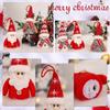 New 3-1PC Small Christmas Glowing Gnome Doll Santa Claus Snowman Elk Doll Home Decor Tree Pendant New Year Ornaments Xmas Gifts