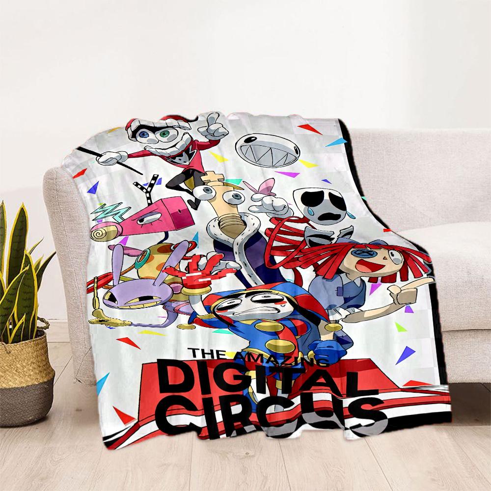Digital Circus Blanket Ultra-Soft Perfect for Chair Livingroom Sofa for All Occasions Digital Print Best Holiday Gift for Friends Family