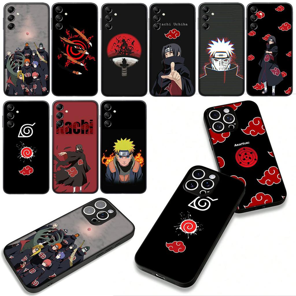for Samsung Galaxy A25 A37 A57 A12 A14 A50 A51 A70 A71 A72 A21S A04 M15 Note 20 9 8 10 Case Akatsuki Uchiha Itachi Narutos Pain
