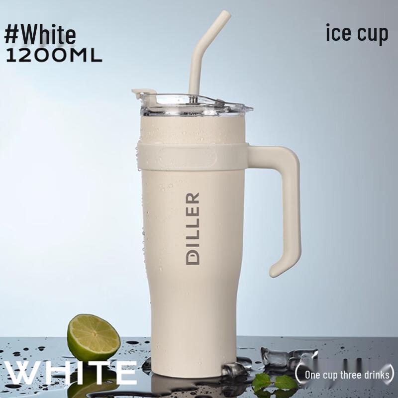 Diller 1200ML Stainless Steel Insulated Tumbler with Straw