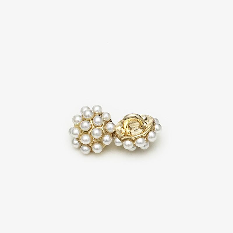 10pcs Pretty Plating Buttons Square Round Buttons Coat Windbreaker Sweater Accessories Various Styles DIY Sewing Supplies