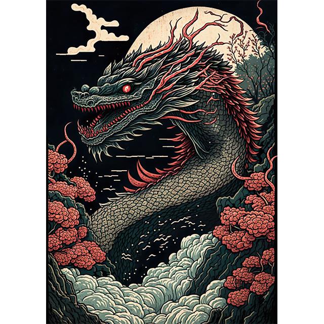 Asian Animals Zodiac Signs Japan China Prints Poster Canvas Painting Modern Wall Art Pictures for Living Room Bedroom Home Decor