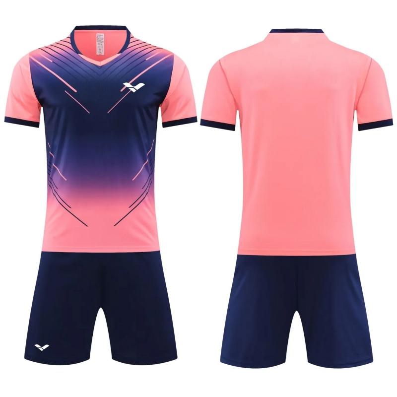 

Men s T-shirt And Shorts Set Summer Men s Tennis Short Sleeve T-shirt Stylish And Comfortable Badminton Training Shorts S