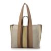 Multicolor Stripe 2-Way Square Tote