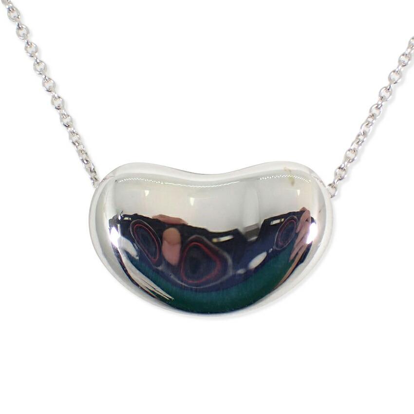 [Used] TIFFANY 925 Bean Pendant/Necklace/j51-12