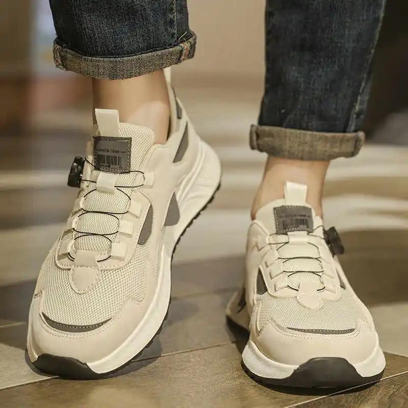 Fashion Ecoleather Outdoor Men's Loafers Shoes Running Men Tennis Shoes Sneakers Boty For Man Sports Deporte 2025outdoor Sapateni