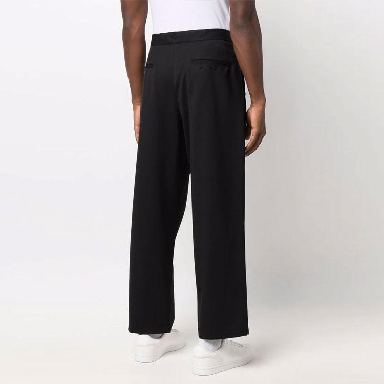 Y-3 Casual Pants Men's Black Moderate Straight Fit Pants HB3387