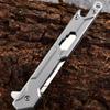 Titanium Alloy Multifunctional Art Knife, Paper Cutting, Portable Disassembly, Express Delivery, Folding Knife, Fruit Keychain