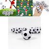 White Mini Toy Soccer Ball For Kids Soft Pu Foam Non-inflatable Solid Sports Ball