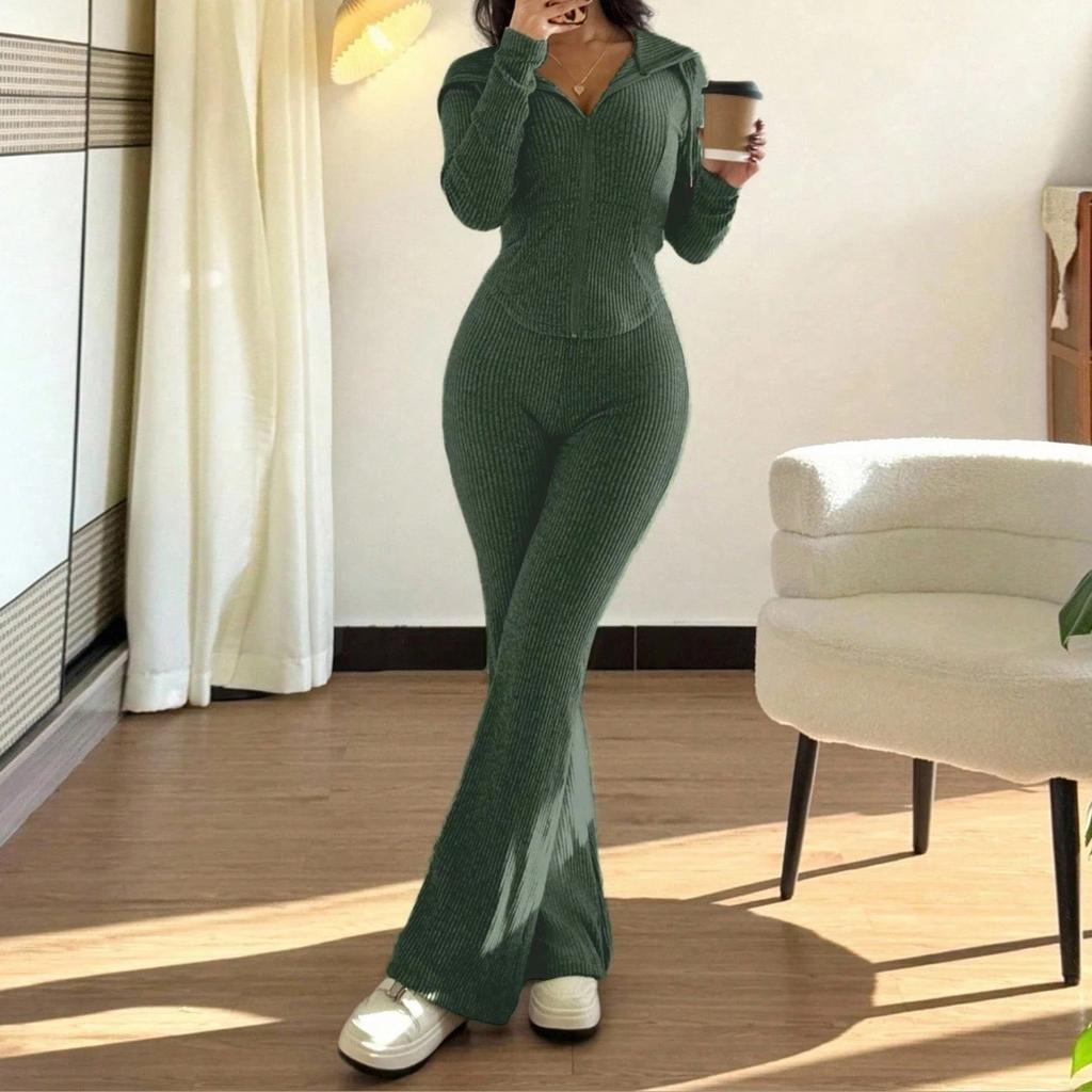 Two Piece Sets For Women Casual Loose Long Sleeve Shirts And High Waisted Drawstring Shorts Tracksuit Fall Outfits