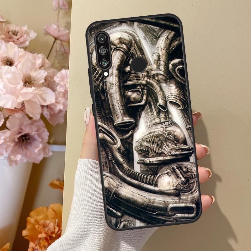 

Hr Giger Li II For Huawei Nova 11 Pro 9 10 SE Y70 Y60 Y90 Y61 Y91 Y73 Y72 12s 12i 11i 8i P30 P40 Lite Case Huawei Nova 9