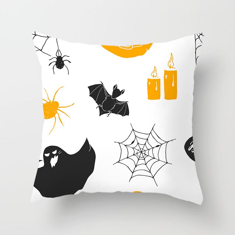 Buchstaben Wurfkissenbezug Halloween-Thema    Sofa Stuhl Bett Kissen  Heimdeko