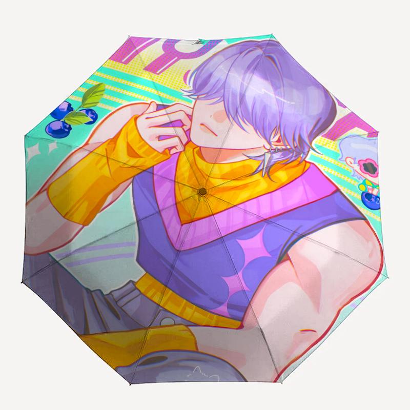 1pc KPop Demon Hunters29 Umbrella, Sun Protection, And UV Shielding. It Has Eight Sturdy Ribs for Outdoor Use And Perfect Gift