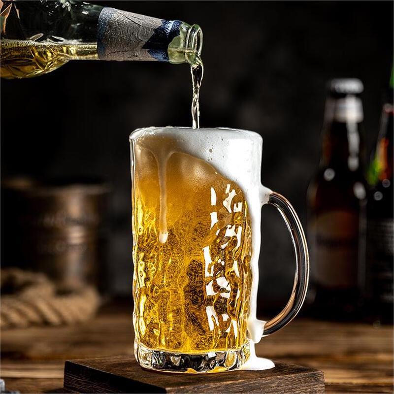 Shangqi Handled Glass Beer Mugs