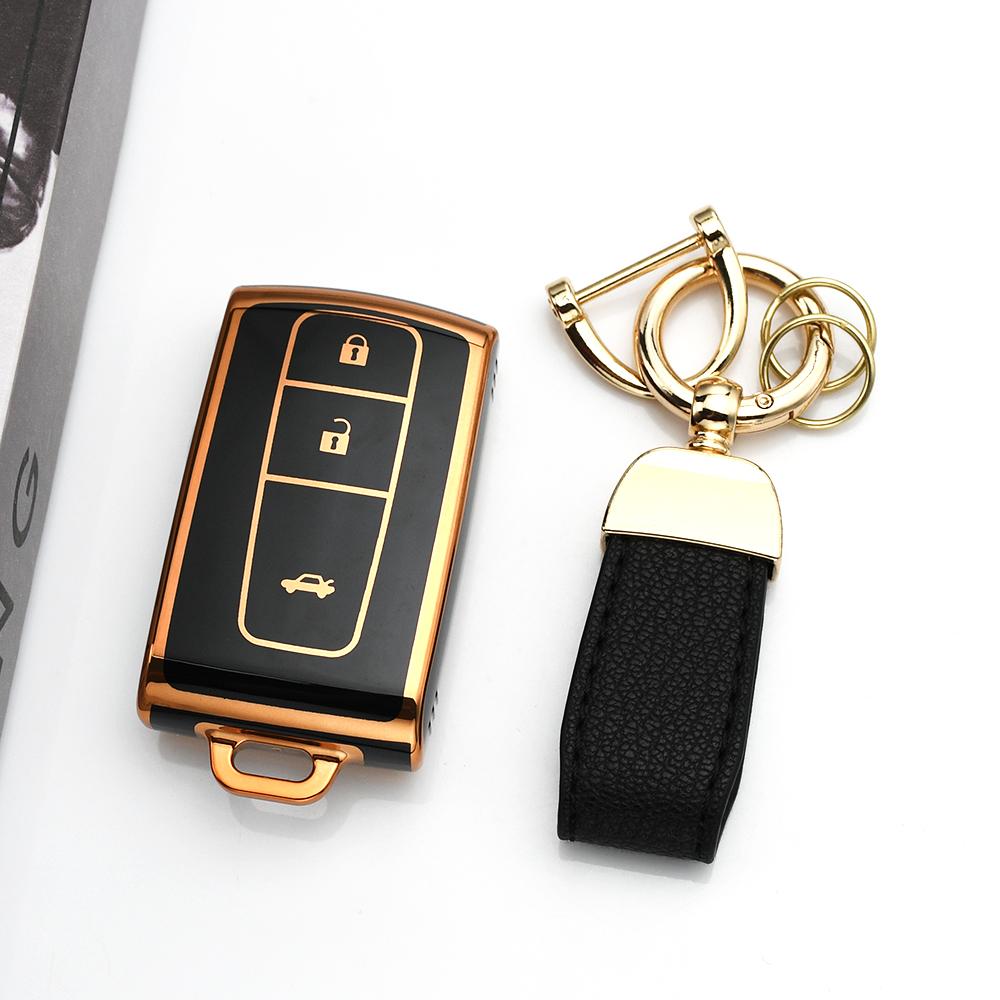 Auto Keychain Key Fob Protector Tpu Car Key Case Cover For Toyota Corolla Verso Camry Prius 2004-2009 Shell Auto Accessories