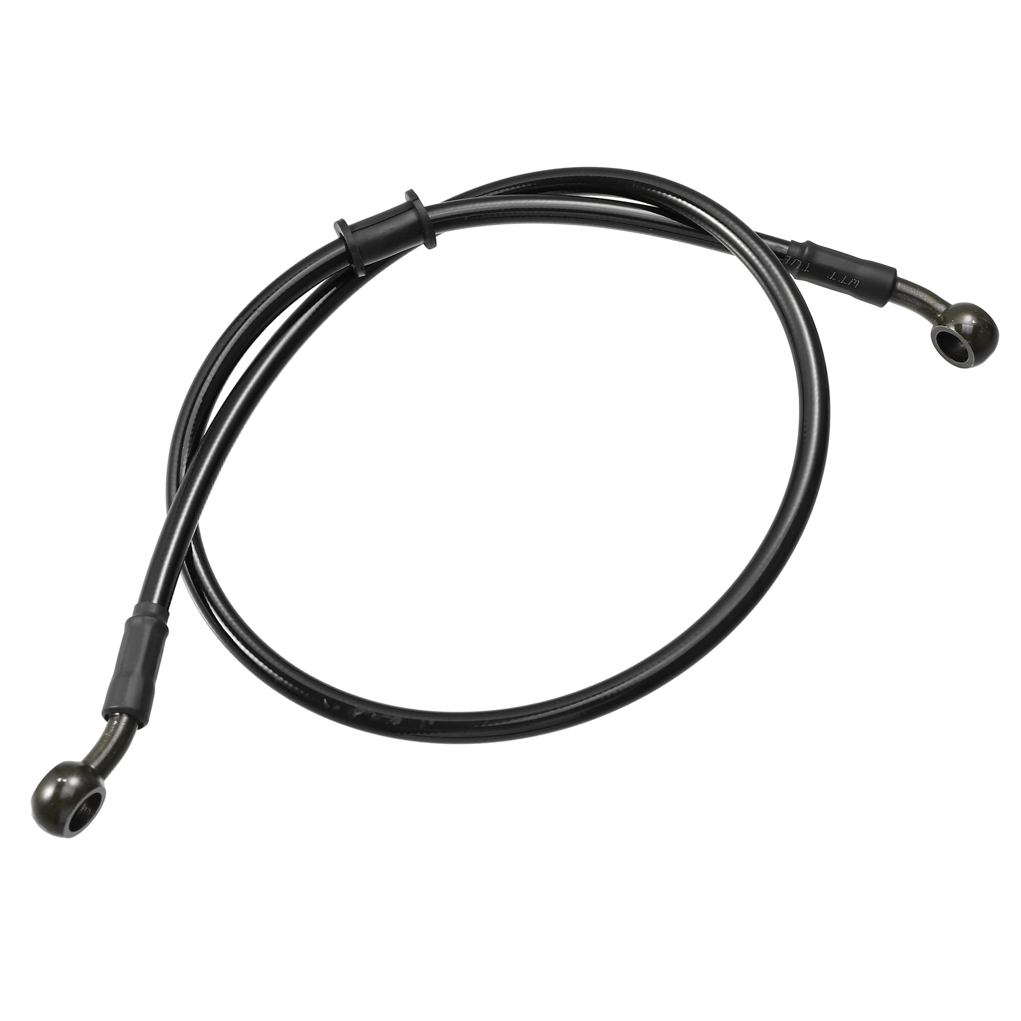 Motoforti Топливный шланг Тормозной шланг в оплетке Шланг сцепления Газовый шланг для квадроцикла Питбайка 80см 10мм Черный