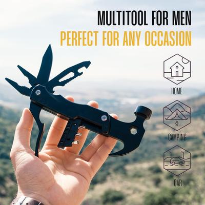 1PC Multifunctional Hammer Pliers,Screwdriver,Saw,Wire Scissors,Folding Tool for Outdoor Survival,Camping,Household.